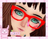[Mizu] Glasses Red w/g