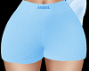 blue biker shorts