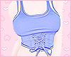Blue Corset Top