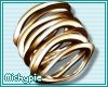 Wavy Bracelet (Gold) (R)