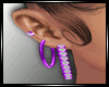 iCY PURPLE HOOP SET