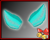 Teal Foxglove Ears