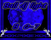 blue ball dj light