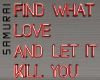#S Neon #Love Kill Red