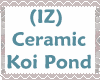(IZ) Ceramic Koi Pond