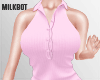 Collared pink dress