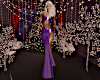 Elegant Plum Gown