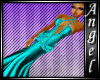 L$A Teal Crush Gown