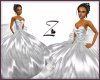 Z Silver Bell Ball Gown