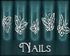 Teal Pearl Butterfly