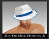 Hat White And Blue