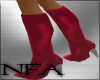 [NFA]red boots pvc