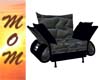 MOM Blk Leather Chair