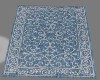 blue and ivory area rug