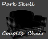 Dark Skull Couples Chair