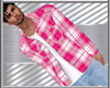 Pink Plaid Male Top