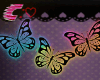 c: neon butterflies sign