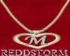 Letter M Gold Chain His