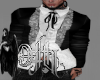 gothic wedding couple