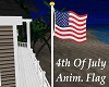 4th Of July Anim Flag