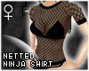 !T Netted ninja shirt [F