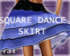 SQUARE DANCE SKIRT blu