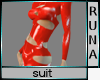 °R° Ripped Suit Red