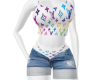 LV Crop Top & Jeans