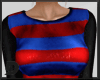 [D] Myra Red Blue Outfit