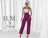 LUXE Pant Fit Rasp White