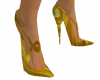 Strapped Pumps Gold