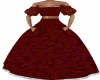 Red Fur Ball Gown