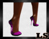 LS~ZipperPink Pumps