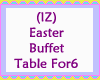 Easter Buffet Table For6