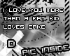 .D. love/Fat kid/cake