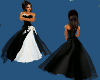 Black and White Gown