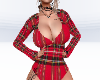 Christmas tartan romper