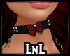 Red bow choker