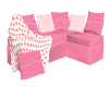 Sweet Pink Sofa