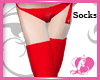 Red/Black Panda Socks