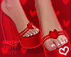 Heart Heels Red