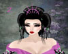 Geisha Hair Blk Bells
