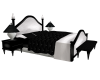 black&sliver cuddle bed