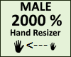 Hand Scaler 2000% Male