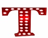 Red Sign Letter  T