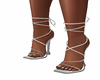 Maz silver strap heel