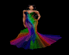 ~H~ELEGANT GOWN RAINBOW