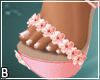 Pink Floral Sandals