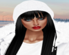 Winter hat + Black hair