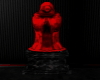 Ancient Vamp Statue Red